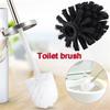 Universal Replacement Toilet Brush Head Holder White Black Clean Spare Parts Tools Toilet Brush