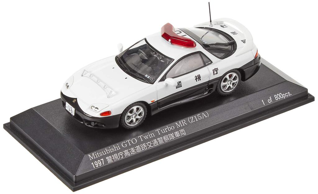 Mitsubishi GTO Twin Turbo MR 1997 Автомобиль подразделения дорожного патрулирования Департамента полиции Токио Городская полиция Модель H7439706 RAI'S 1/43 (Z15A)