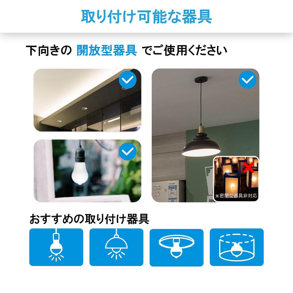 ORALUCE LED Light Bulb E17 Base Motion Sensor Light Bulb 40W Equivalent Daylight White 5000K 5W 500lm Automatic Turn With Sensor Prevents You From