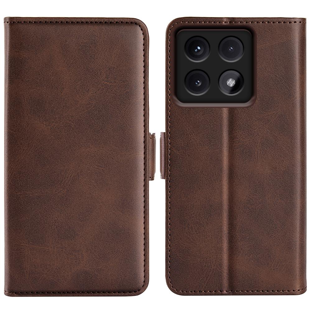 Чехол-подставка для Xiaomi 14T Pro Кошелек из кожи с текстурой теленка Чехол для телефона