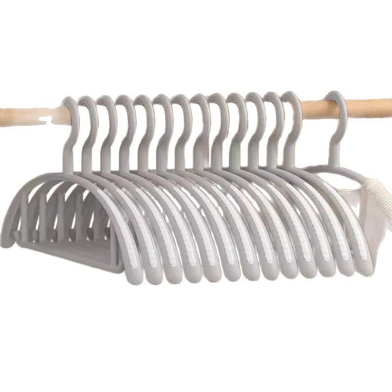 Modern Plastic Hangers For Clothes And Pants With Nonslip Design Perfect For Student Dorms