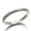 Used TIFFANY&Co. Ring Milgrain EU#46 Pt950Platinum 2.9g Platinum Jewelry