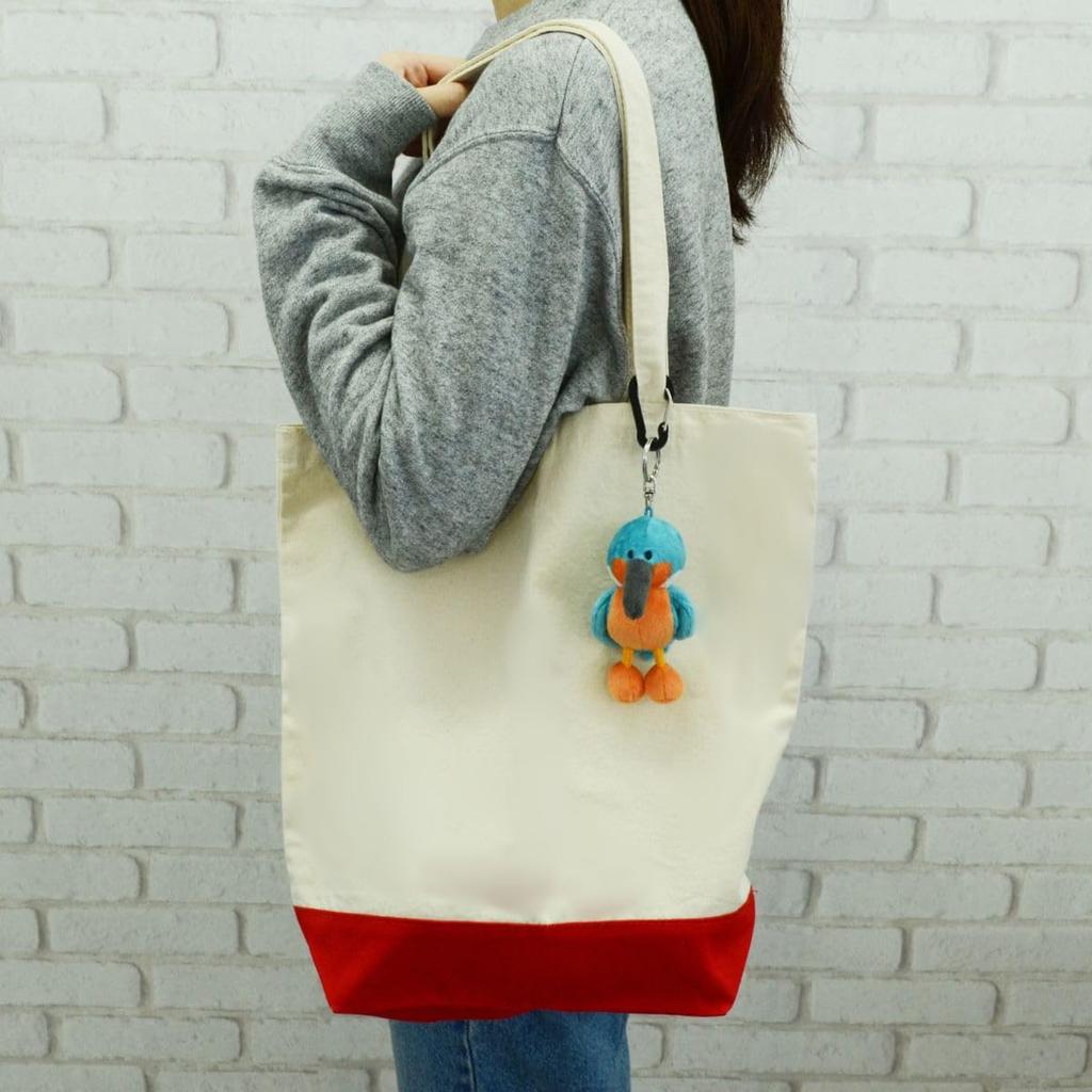 Niki Kingfisher W7 x D8 x H10cm Keychain, 10cm, Bird, Kids, Blue,