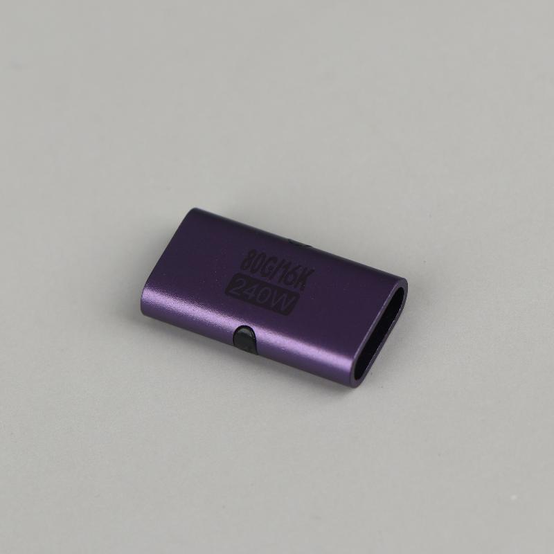 240 Вт Адаптер Type-C Женский-Женский Высокоскоростной PD Быстрая Зарядка USB C Удлинитель Конвертер для Игрового Ноутбука Док-станции