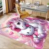 1 шт. Ковер с единорогом Hello Kitty, офисный коврик, уличный коврик, домашний декор, ковер для зоны, праздничный подарок, коврик под офисное кресло