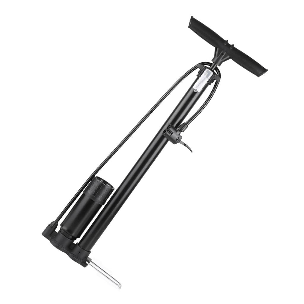 Bike Pump High Pressure Bicycle Floor Pump Stainless Steel Bike Tire Pump Portable Basketball Pump