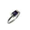 Natural Amethyst Gemstone 925 Sterling Silver Ring Size 5.5 US, Gift Ring