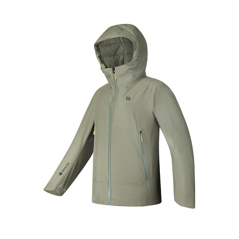 Fila Athletics Explorer Однотонная теплая повседневная пуховая куртка Женская верхняя одежда Облачно-зеленый A11W447909FKK