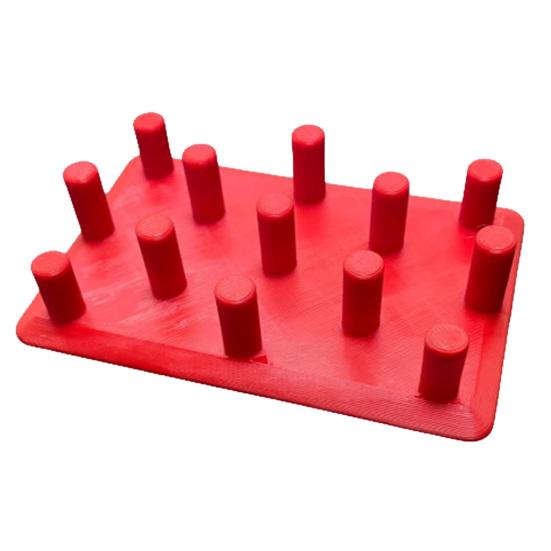 Magnetic Slow Feeder Bowl Insert 13-Pillar Anti-Choking Pet Bowl Insert Sloped Non-Jamming Base for Petlibro RFID Feeder Controlled Eating Cats