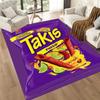 Квадратные коврики Takis Fuego Spicy Snack — отличный выбор для гостиных, спален, домашнего декора и в качестве подарков.
