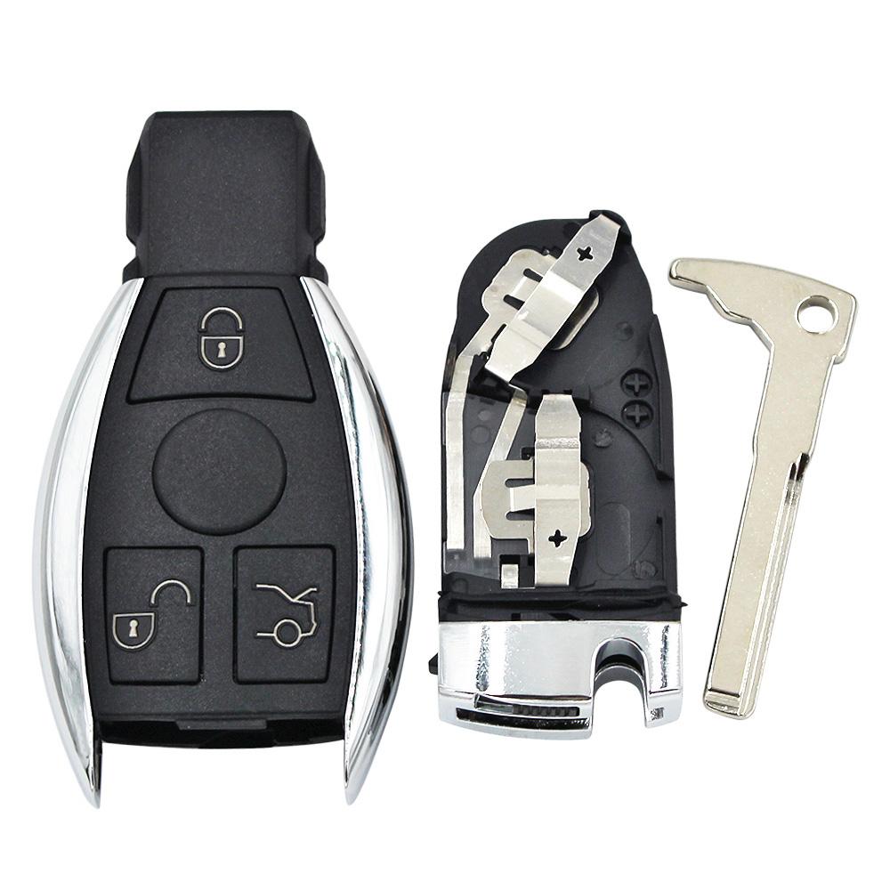 Модифицированный корпус умного ключа с 3/4 кнопками для Mercedes Benz W211 A C E G S R SL ML GML CL GL CLS CLA CLK SLK GLK с держателем для батареи TB7