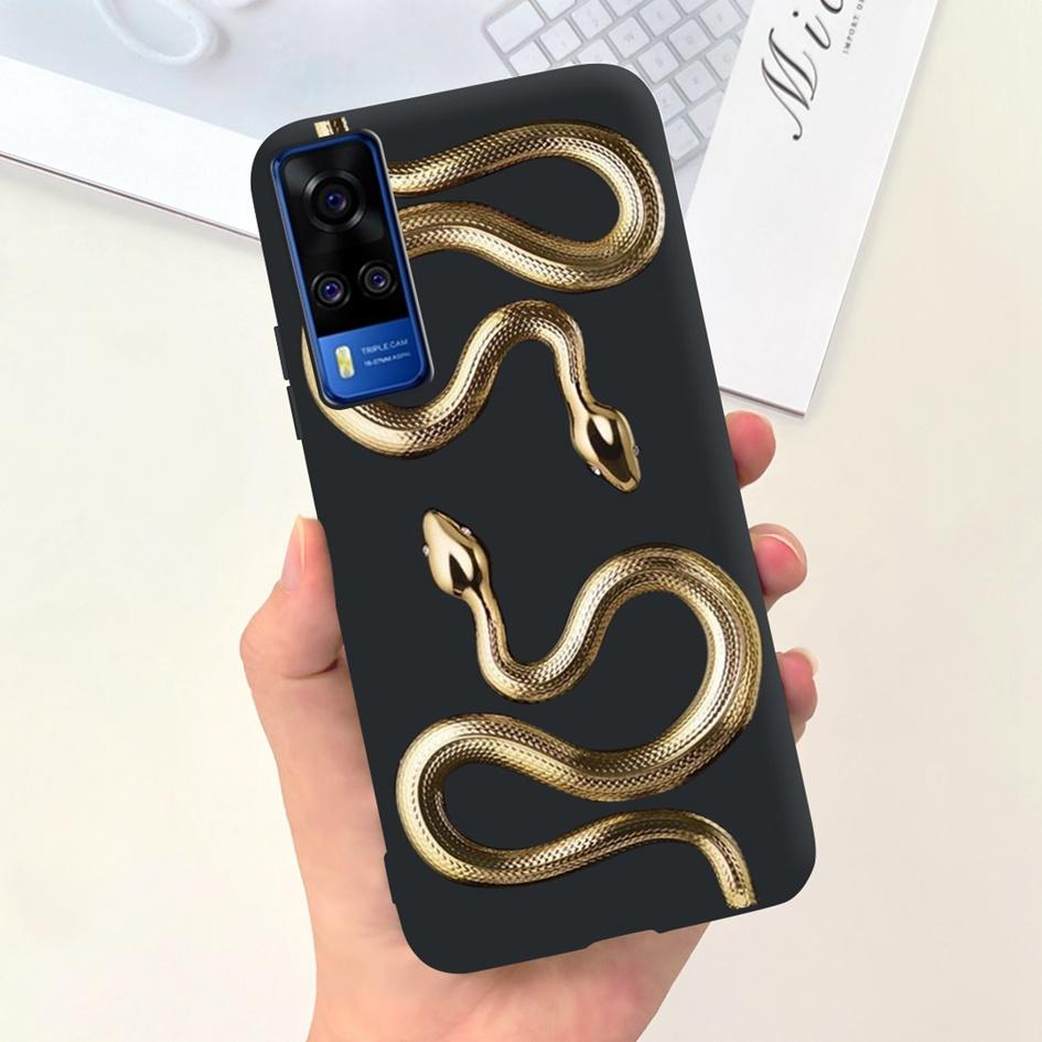 Чехол для Vivo Y31 2021 Милая Утка Кот Мультяшный Coque Матовый Мягкий Силиконовый Задняя Крышка Для Vivo Y51 Y51A Y53s Y 31 V2036 V2030 Fundas