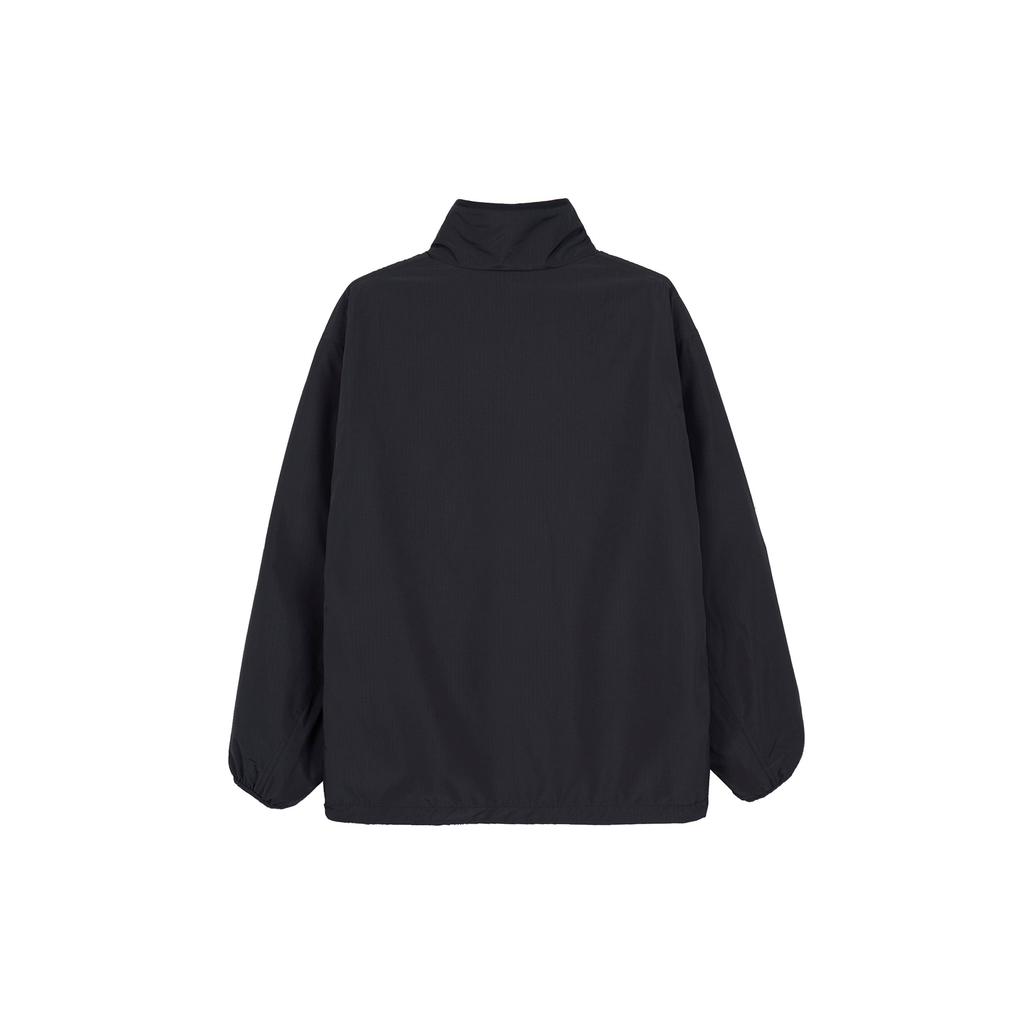 Uniqlo FW23 Серия U Однотонная двусторонняя куртка с воротником-стойкой Мужские куртки Черный 462770-09