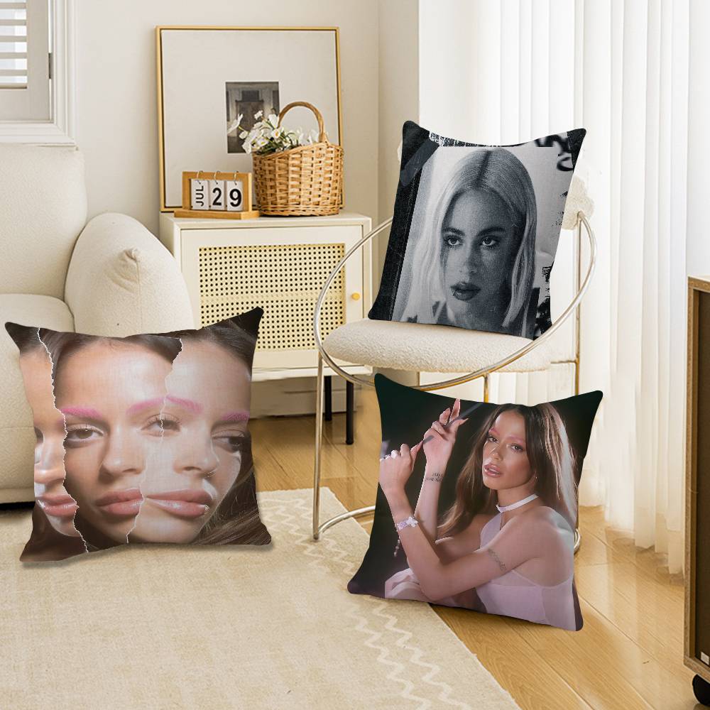 Actress TTini SStoessel Maple Design Cushion Cover Happy Autumn Harvest decor Holiday Decorati Pillow Cover