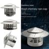 Exterior Wall Chimney Cap 75-200mm Air Outlet Useful Stove Pipe Protector Cover Fireplaces