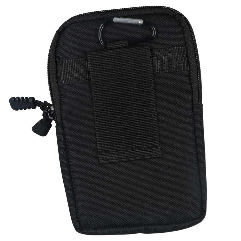 Nylon Colth Single/Double Layer Mobile Phone Bags Waist Fanny Pack Belt Waist Bag Men Phone Pouch
