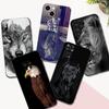Black Tpu Case For Xiaomi Mi 12 S X 11lite NE 11i 11T Pro Redmi 10A 10C Note 11Pro 4G 5G 11S Cover Wolf Tiger Lion Cat Dog
