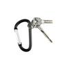 TEMLUM Aluminum Alloy Carabiner Set of Stylish Keychains for Outdoor and Pet 5 Sizes Available D-Ring 10, Black, Ultra-Lightweight, Activities,