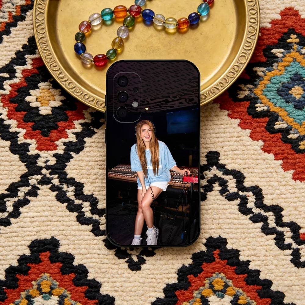Чехол для телефона Singer S-Shakira для Samsung S25, S24, S23, S22, S21, S20, Plus, Fe, Lite, Других Черный Чехол