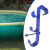 Pool Pole Hanger Above Ground Equipment Organizer Triple Hooks Tool Holder Storage Hook for Vacuum