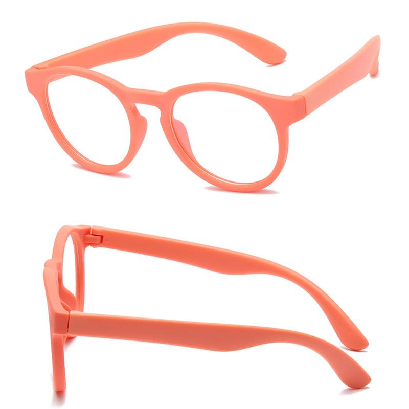 Лидер продаж, синие очки с фильтром для детей, компьютерные очки для мальчиков и девочек, гибкие очки, блокирующие синий свет, силиконовые очки, защита для глаз