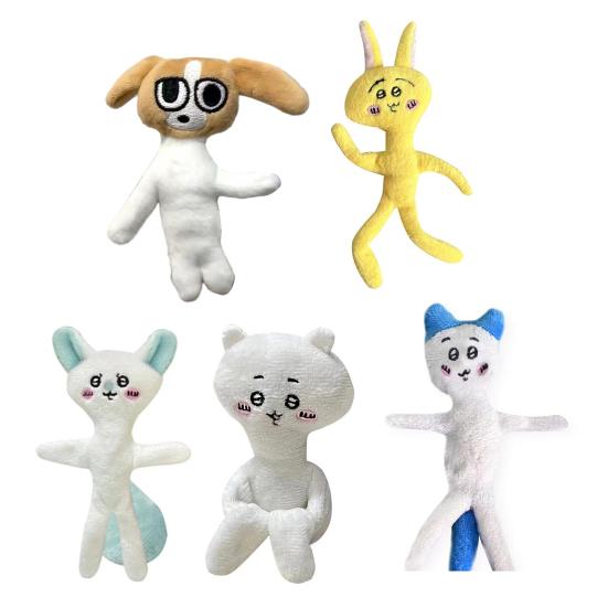 Плюшевая Подвеска Скручиваемая Подвижная Мягкая Мягкая Игрушка для Рюкзака Брелок Уродливая Очаровательная Аниме Украшение для Комнаты Стола Полки Коллекции