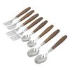 Набор столовых приборов Nitori из 8 предметов Holz Средне-коричневый