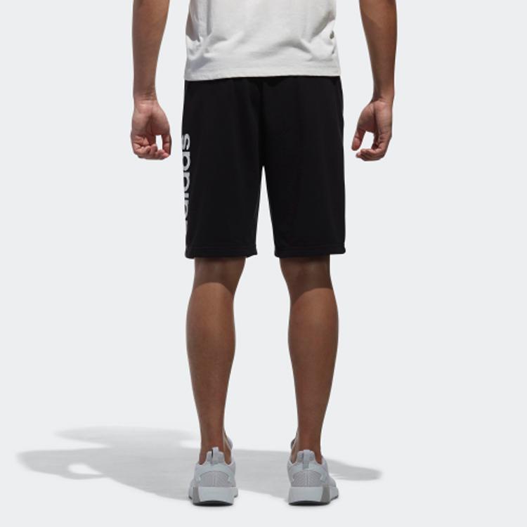 Adidas Повседневные спортивные шорты Neo с полосками по бокам, мужские брюки, черные CV6973
