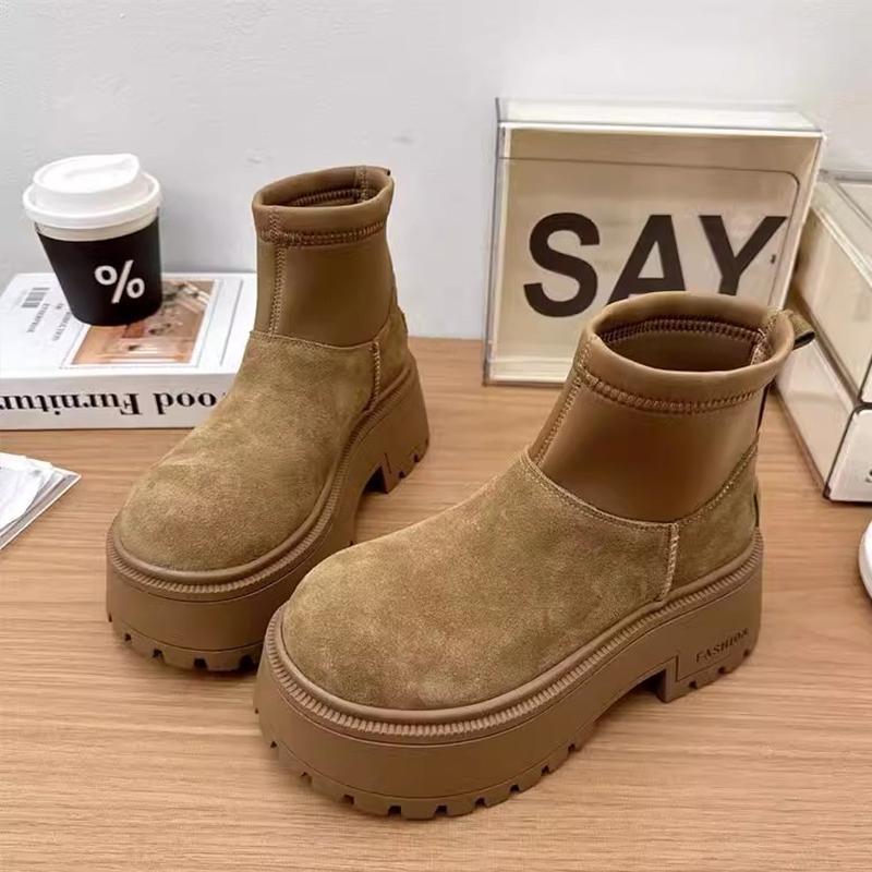 Женские зимние ботинки на платформе с леопардовым принтом, дизайнерские повседневные ботинки на толстой подошве, женские зимние брендовые готические ботинки для мотоциклистов 2025 года