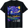 Let it Gogh Забавная футболка с дизайном «Звездная ночь» Винсента Ван Гога