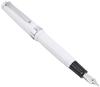 Sailor Fountain Pen Professional Gear Slim Silver White Zoom 11-1222-710