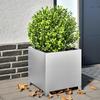 VidaXL Planter 40x40x40 Cm Stainless Steel, Planter, Patio Planter, Flower Box, Outdoor Planter 851209