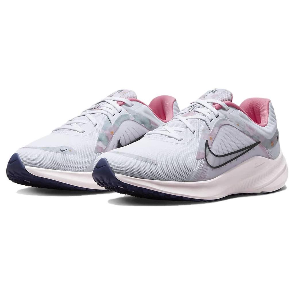 Nike Quest 5 Premium Floral Watercolor Women Sneakers White Pearl-Pink Coral-Chalk FB6944-100