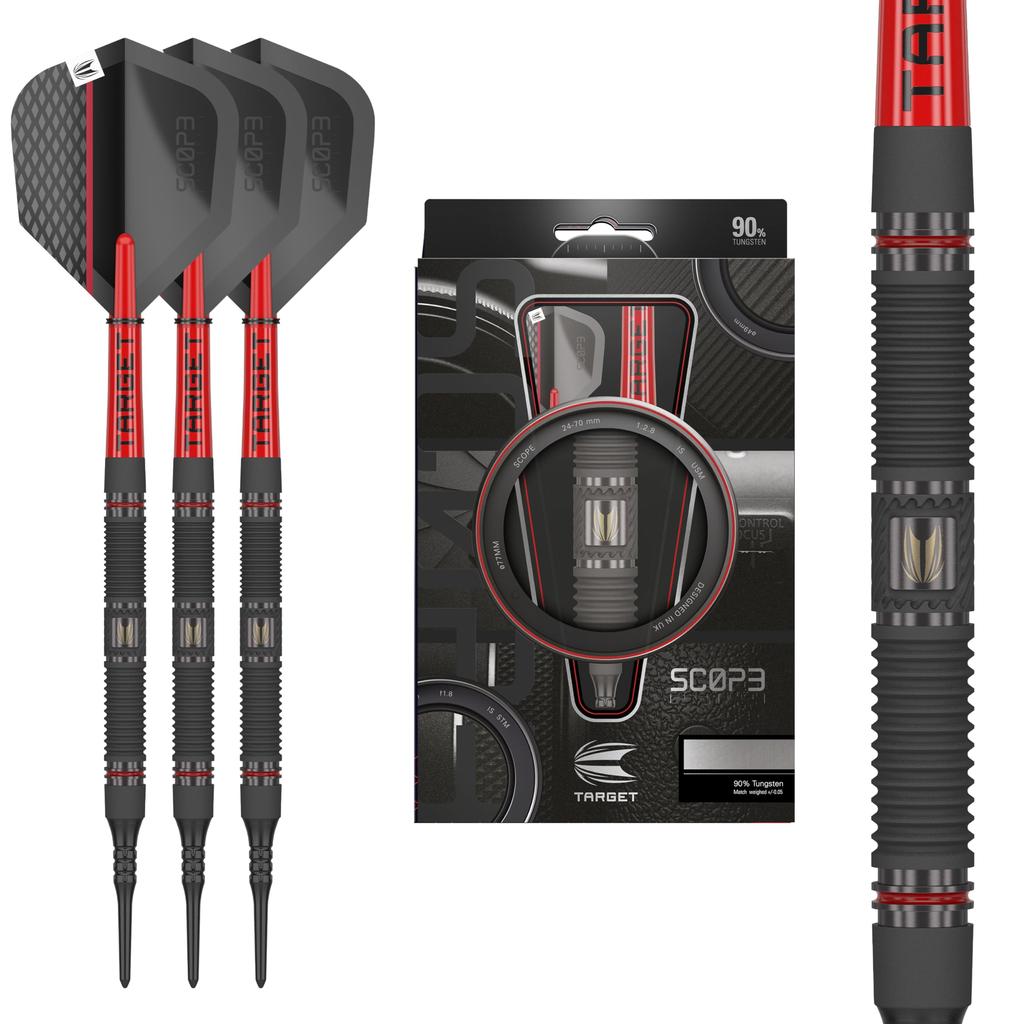 Target SCOPE 90% 10 SOFT TIP 18G DARTS 210379