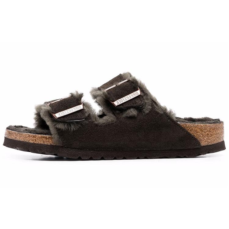 Birkenstock Сандалии с подкладкой из овчины и двумя пряжками Женские 1020528