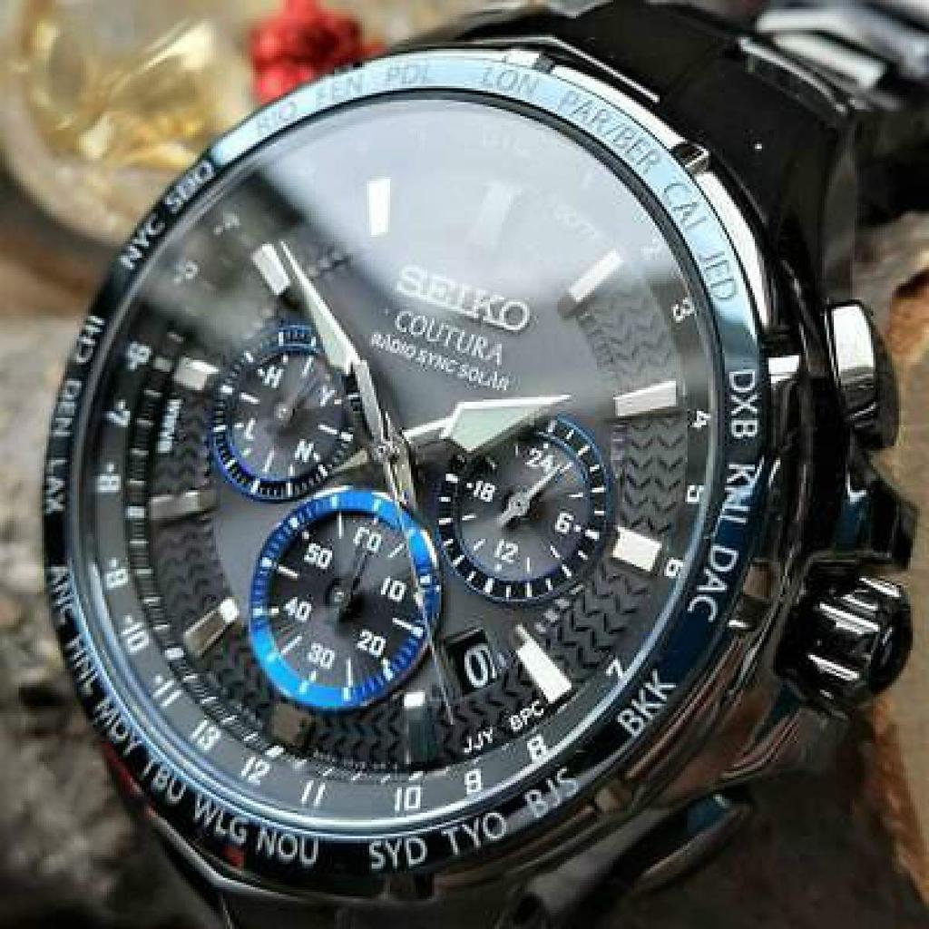 Seiko SSG021 Coutura Solar Radio World Time Chronograph Men's [Товар]