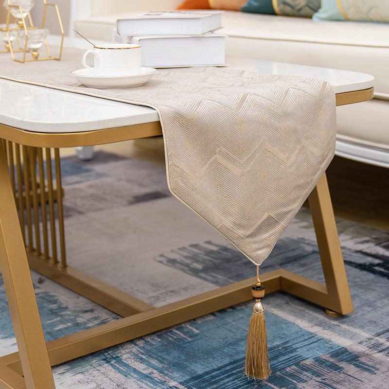 Современная вышивка, водная рябь, чайные столики, бегун, европейские атласные столы, флаг для гостиной, обеденный стол, чехол для телевизора, ткань для гостиничного стола, флаг