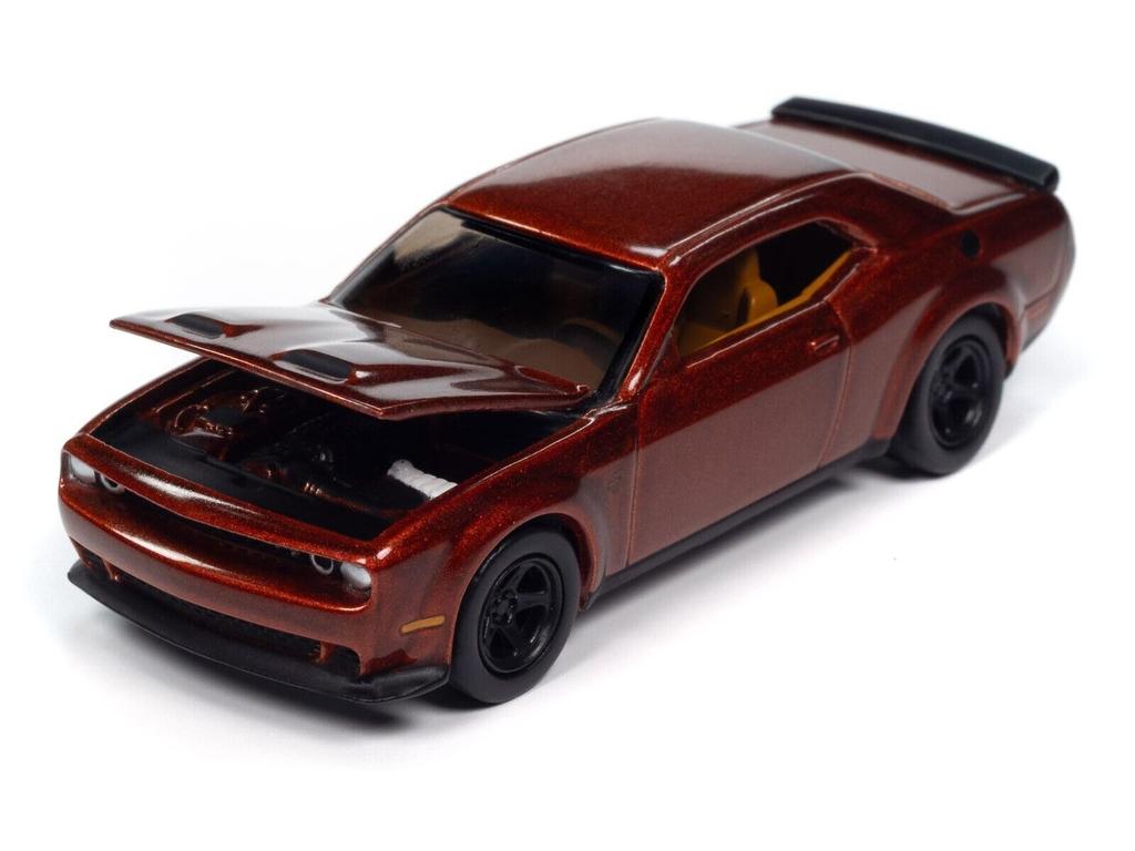 Auto World 164 2021 Dodge Challenger SRT Super Stock Цвет Корица [Б/У]