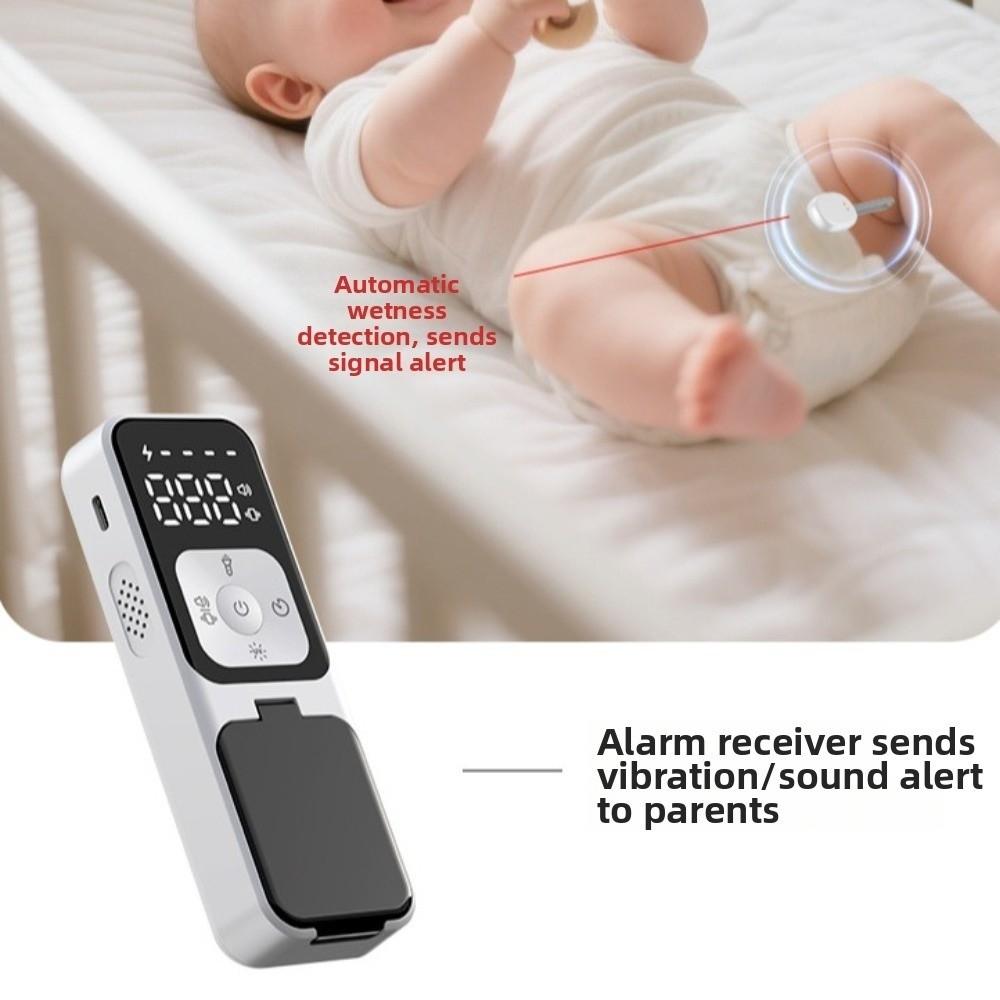 Portable Urine Moisture Alarm with Receiver Pee Alarm Wireless Bedwetting Alarm Potty Training