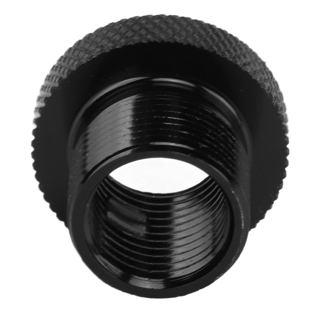 Адаптер масляного фильтра автомобиля Металлический Универсальный Автомобильный Черный Резьбовой Соединитель Автомобильные Аксессуары5 8 24 к 1 2 20