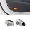 YJXH1 2Pcs Led Car Door Light Logo Projector Lamps For Skoda Octavia A7 2015 -2022 Kodiaq 2016-2021 karoq Yeti 2012-2017 Accessories