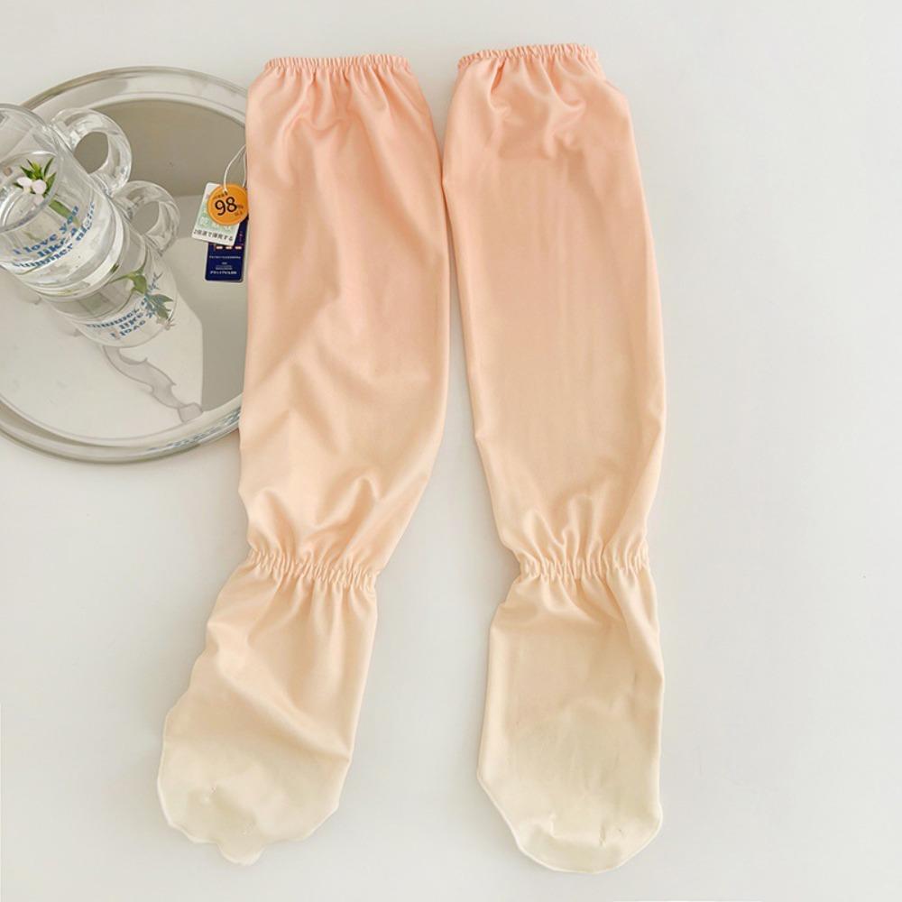 Gradient Sunscreen Arm Covers Elastic Cycling Gloves Cute Long Ice Silk Sleeves  Driving