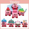 Charming Kirby Anime Games Cute Cartoon Pink Kirby Waddle Dee Doo Pvc Doll Ornaments