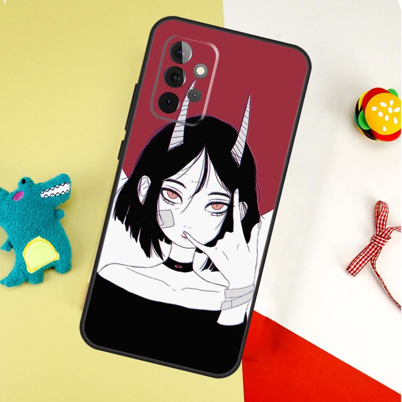 Чехол для телефона Devil Girl Woman для Samsung Galaxy A22 A32 A52 A54 A34 A14 A55 A35 A15 A53 A33 A13 A05 A06 A16