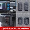 2Pcs/Set Car Front Fog Light Cover Rear Bumper Lamp Trim Frame Accessories Exterior Cover For Chery Jetour T2/Traveler 2023 +