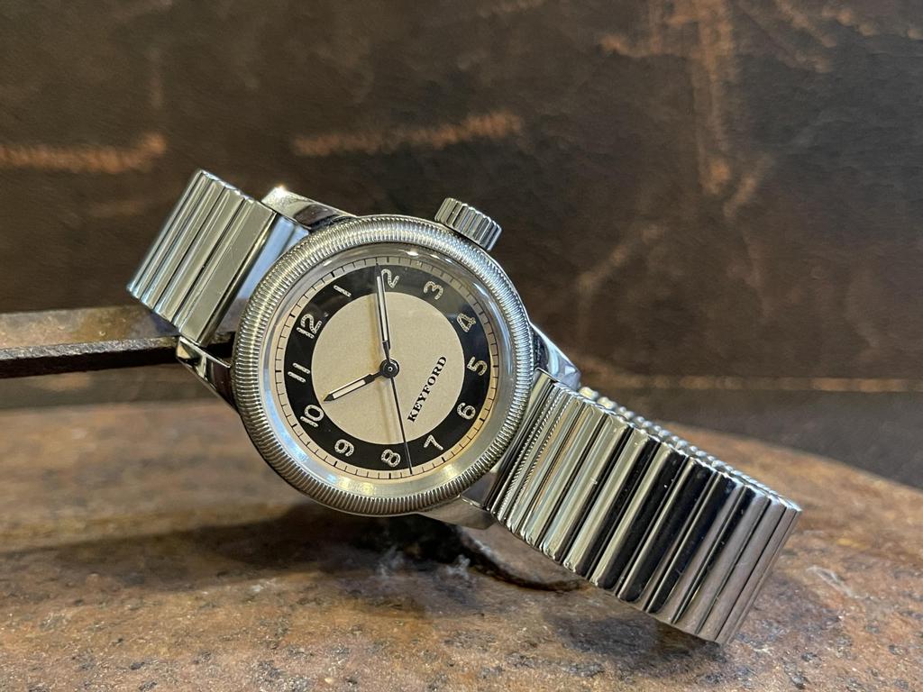 Military Watch Tuxedo Dial Watch Copper Tuxedo Dial Watch Copper Extension Belt [M.R.M.W.] Men's