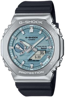 [CASIO] GBM-2100A-1A2JF Мужские черные часы с металлическим покрытием, Bluetooth, Tough Solar и изготовленные из биомассы