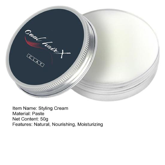 50 г натуральный питательный воск для волос, увлажняющий крем для укладки с матовым покрытием, многофункциональный крем для укладки для мужчин