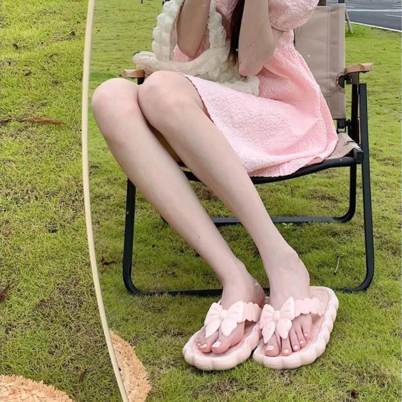 Женская летняя супермягкая верхняя одежда, шлепанцы Fairy Ins, нескользящие пляжные сандалии и тапочки на мягкой подошве