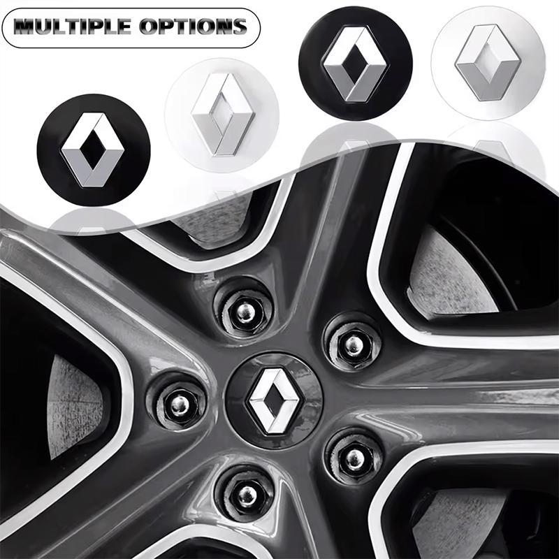For Renault 2026 New Hub Caps For Renault Megane 2 3 4 Twingo Clio Talisman Captur Trafic Kwid Scenic Kad Car Tyre Wheel Center